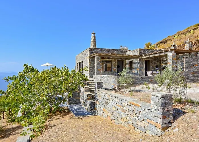 別荘 Mavrabeli Sunset Retreat Ioulis