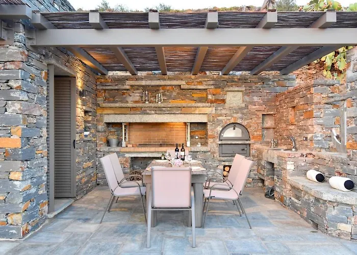 別荘 Mavrabeli Sunset Retreat Ioulis